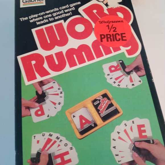 Lot of 4 Vintage Board Games Magic Trick Masterminds Word Rummy Tic Tac Toe Fun - Picture 6 of 13